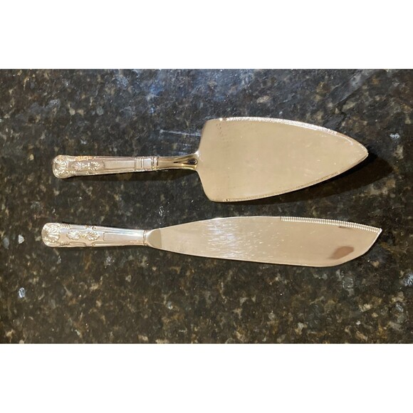 Cake Knife & Server  Stainless 2-Piece Set - Picture 7 of 15